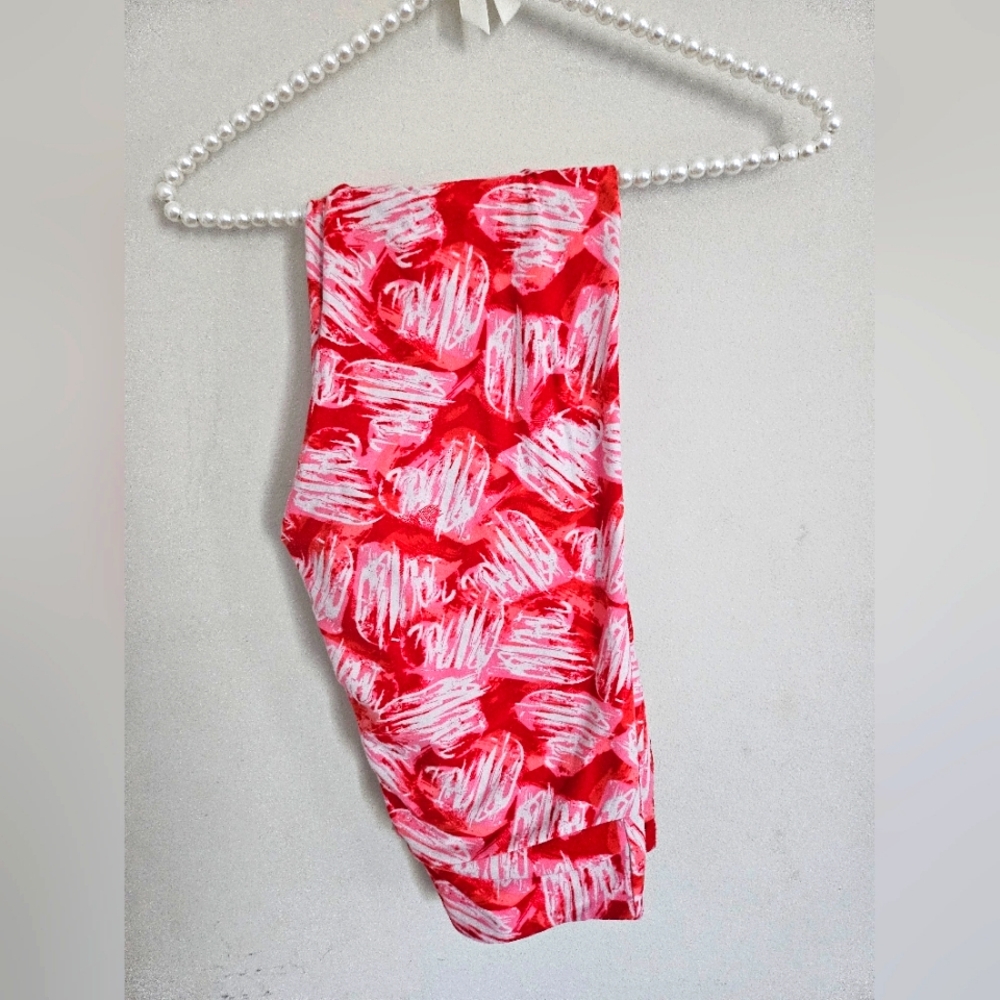 4/20 Bundle Offer LulaRo One Size Red and White leggings